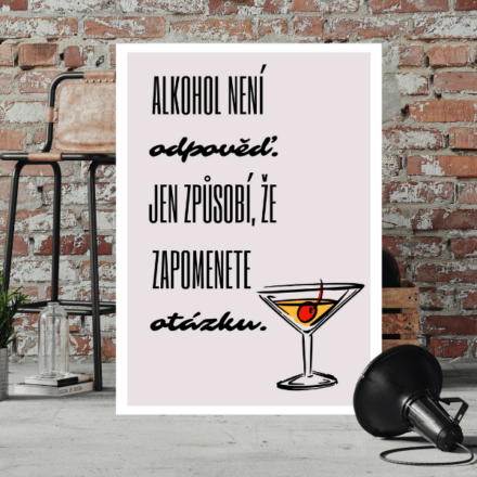 Alkohol není odpověď...