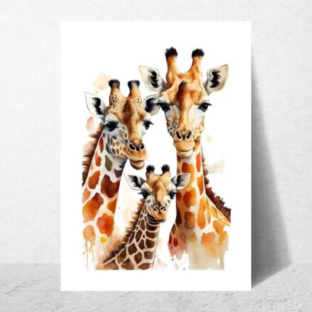 Obraz Žirafí rodinka