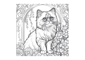 omalovánky k tisku kočka