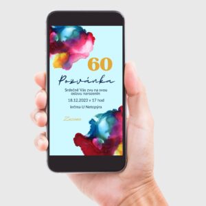 pozvánky na 60 narozeniny Skvrny mobilni